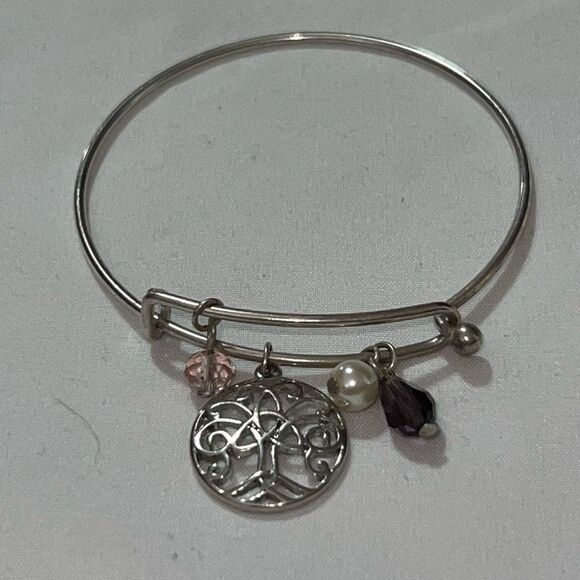 Tree of Life Charm Dangle Bracelet‎ - Picture 2 of 6